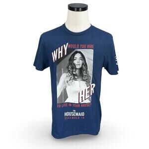 The Housemaid Sydney Sweeney Original Movie Promo T-Shirt Men's Small Blue New